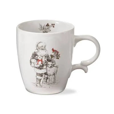 Farmhouse Christmas Santa Mug