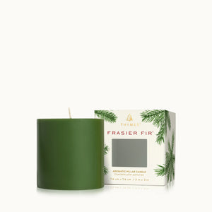 Frasier Fir Pillar Candle 3x3