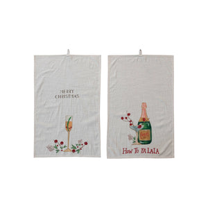 Holiday Cocktail Tea Towel