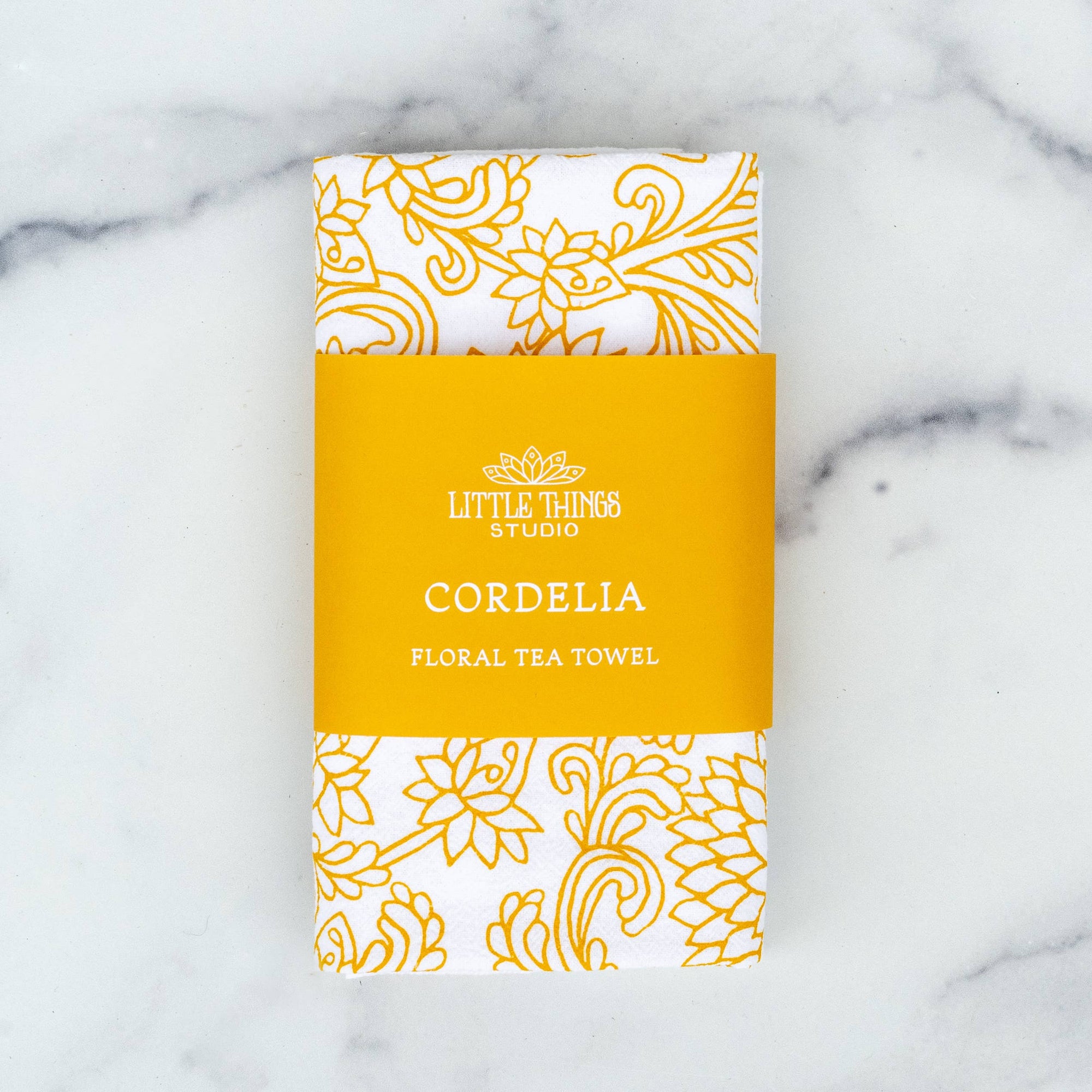 The Cordelia Floral Tea Towel