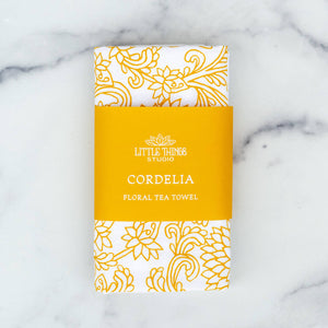 The Cordelia Floral Tea Towel