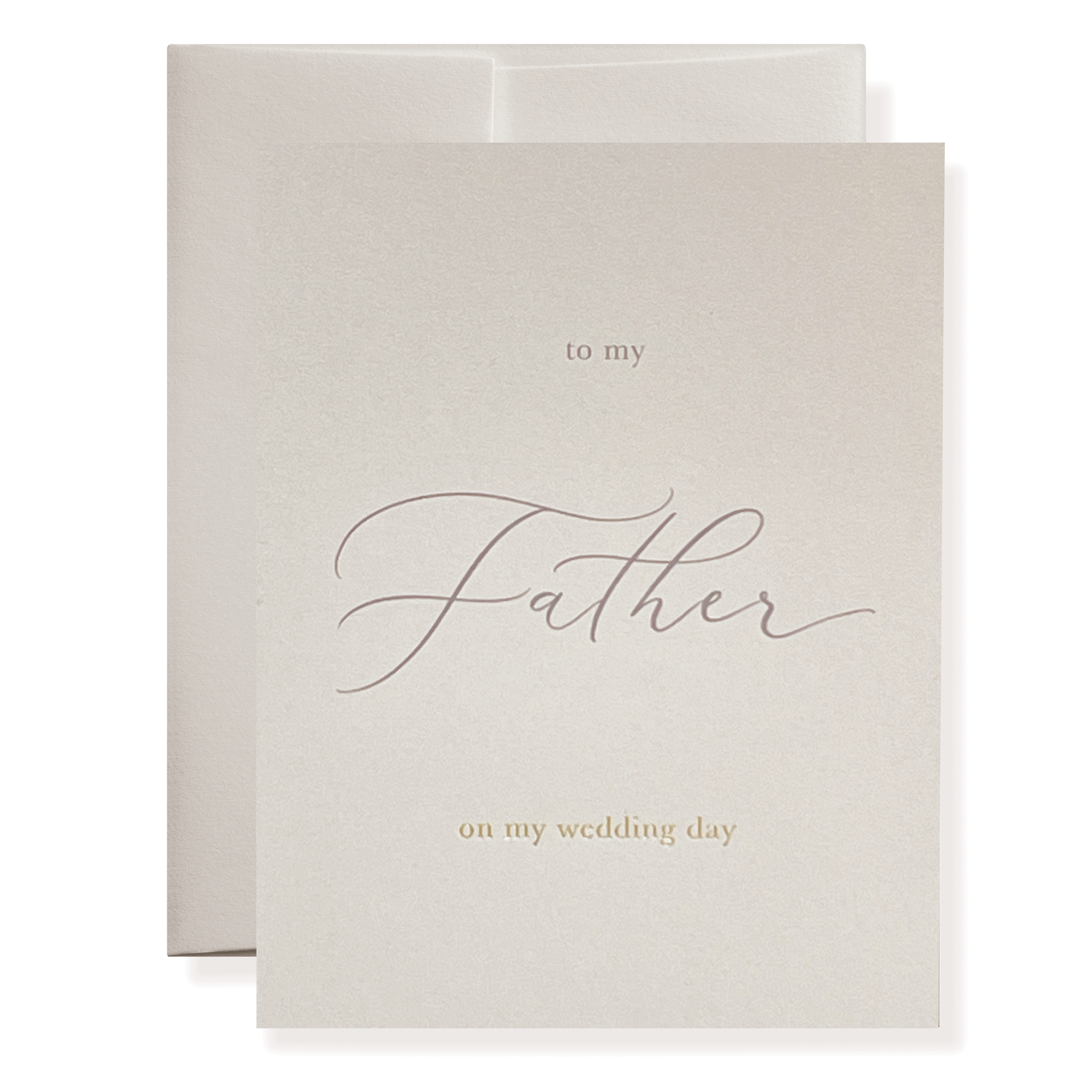 To My Father Greeting Card