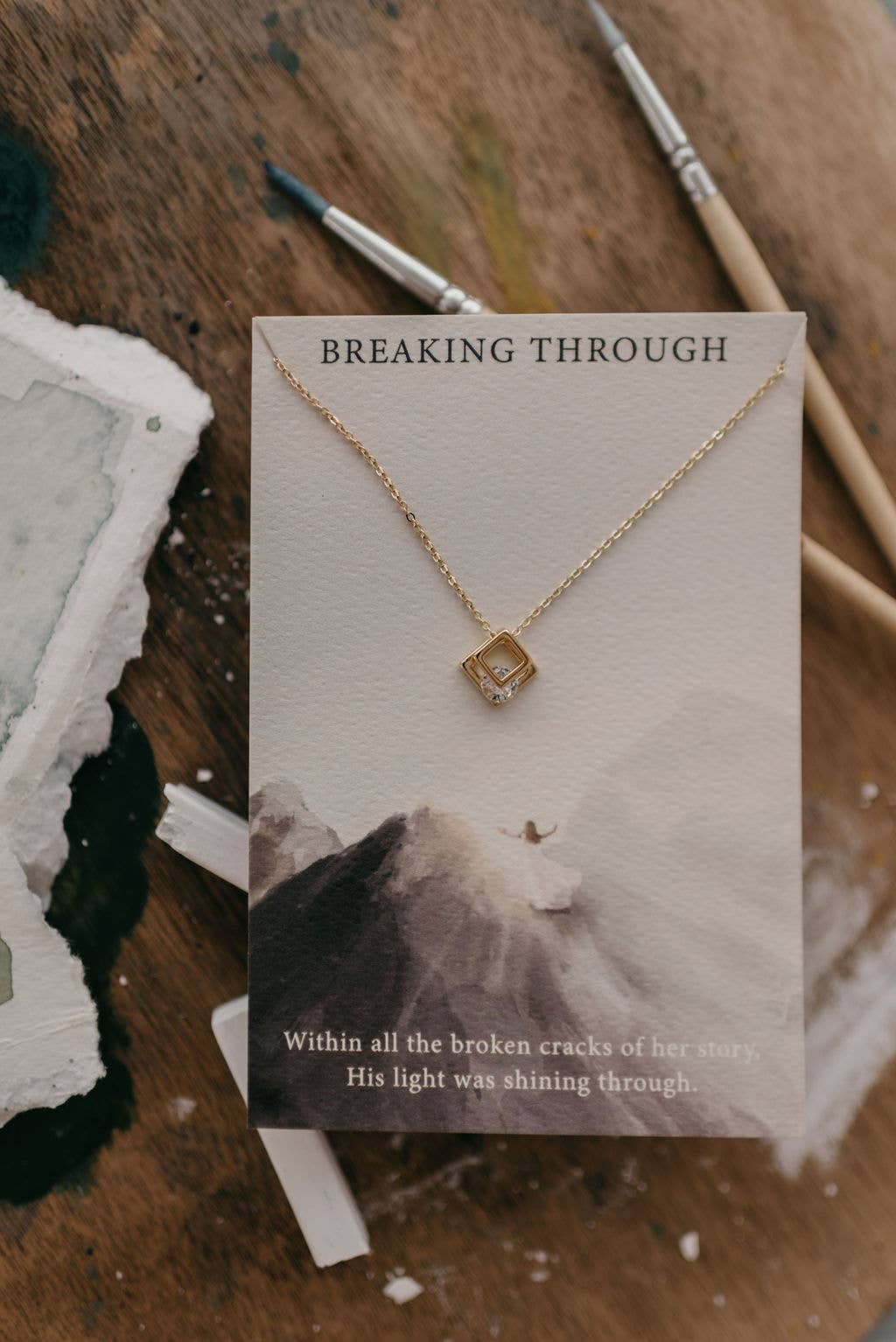 Breaking Through Necklace