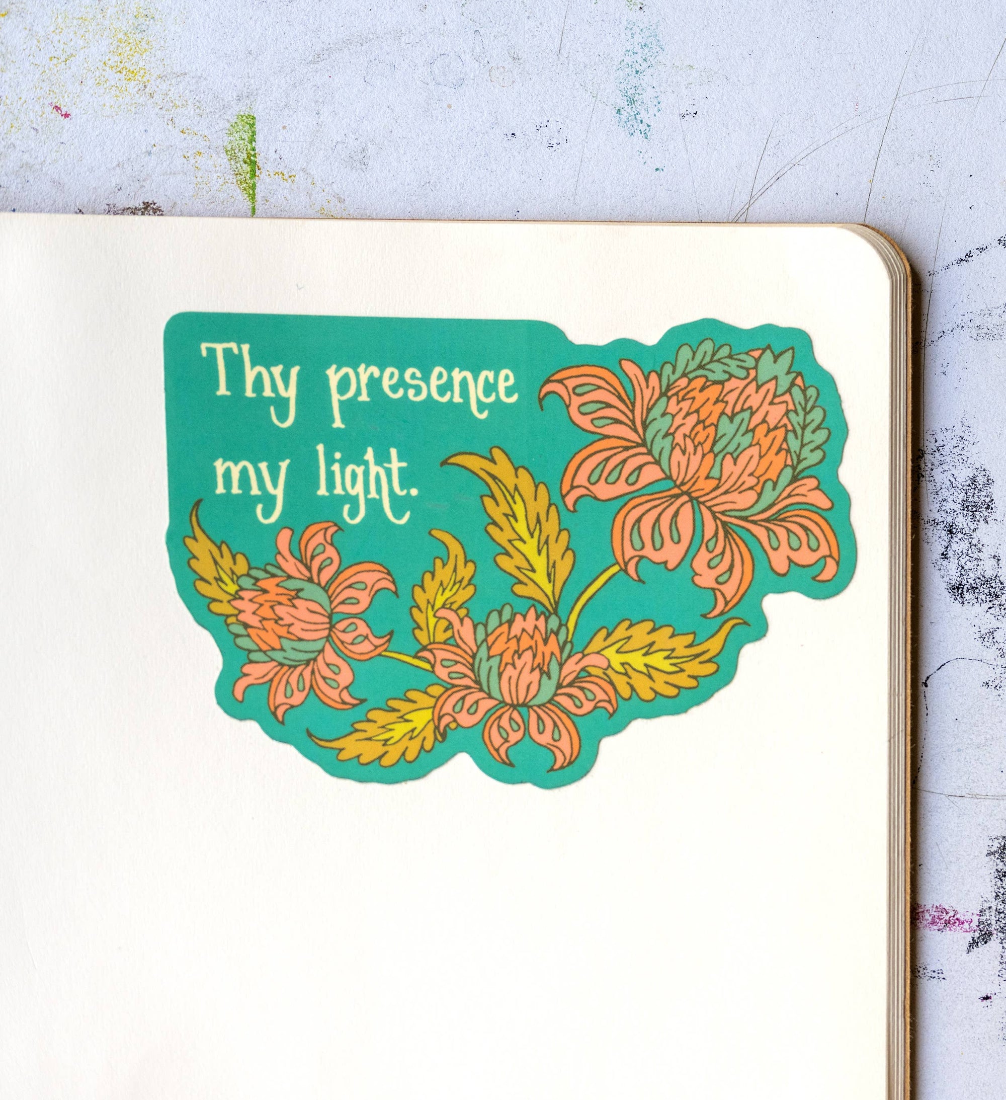 Thy Presence My Light Sticker