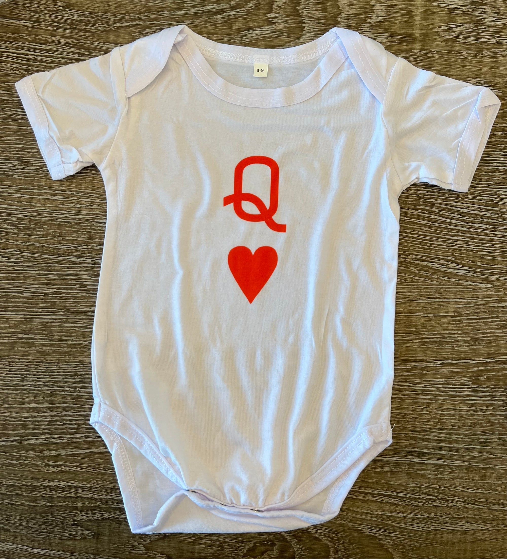 Queen of Hearts Onesie