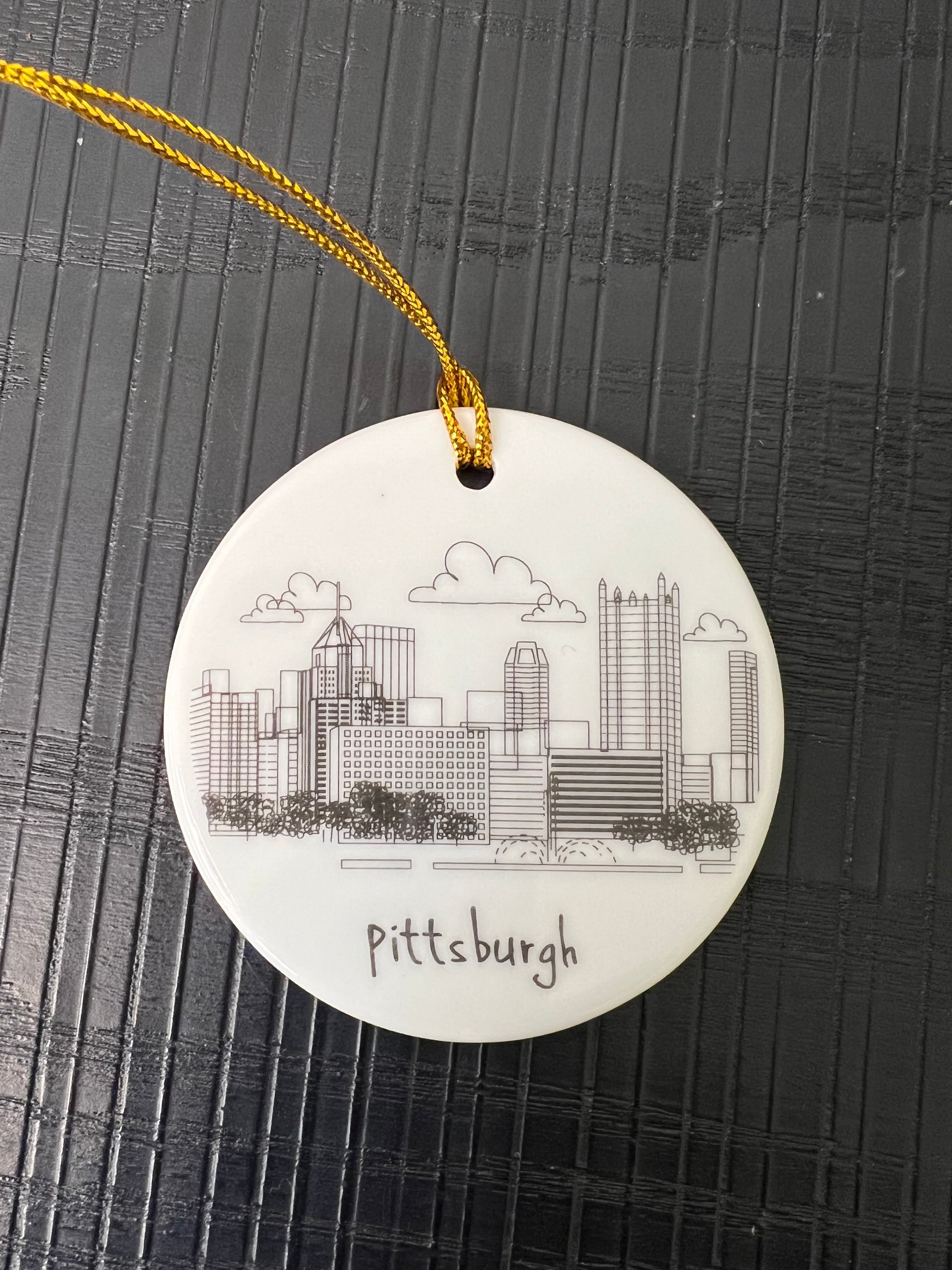 Pittsburgh Skyline Ornament