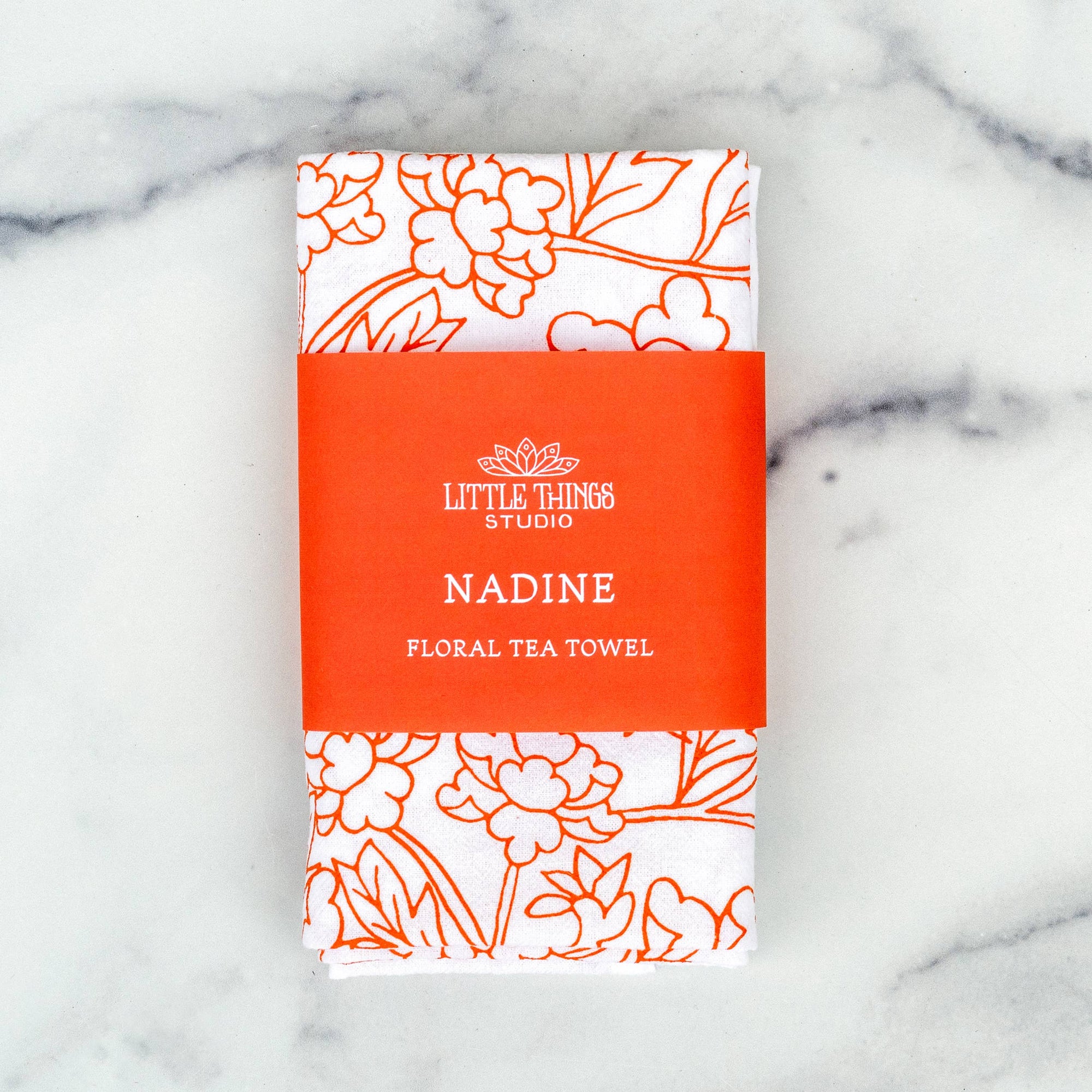 The Nadine Floral Tea Towel