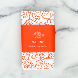 The Nadine Floral Tea Towel