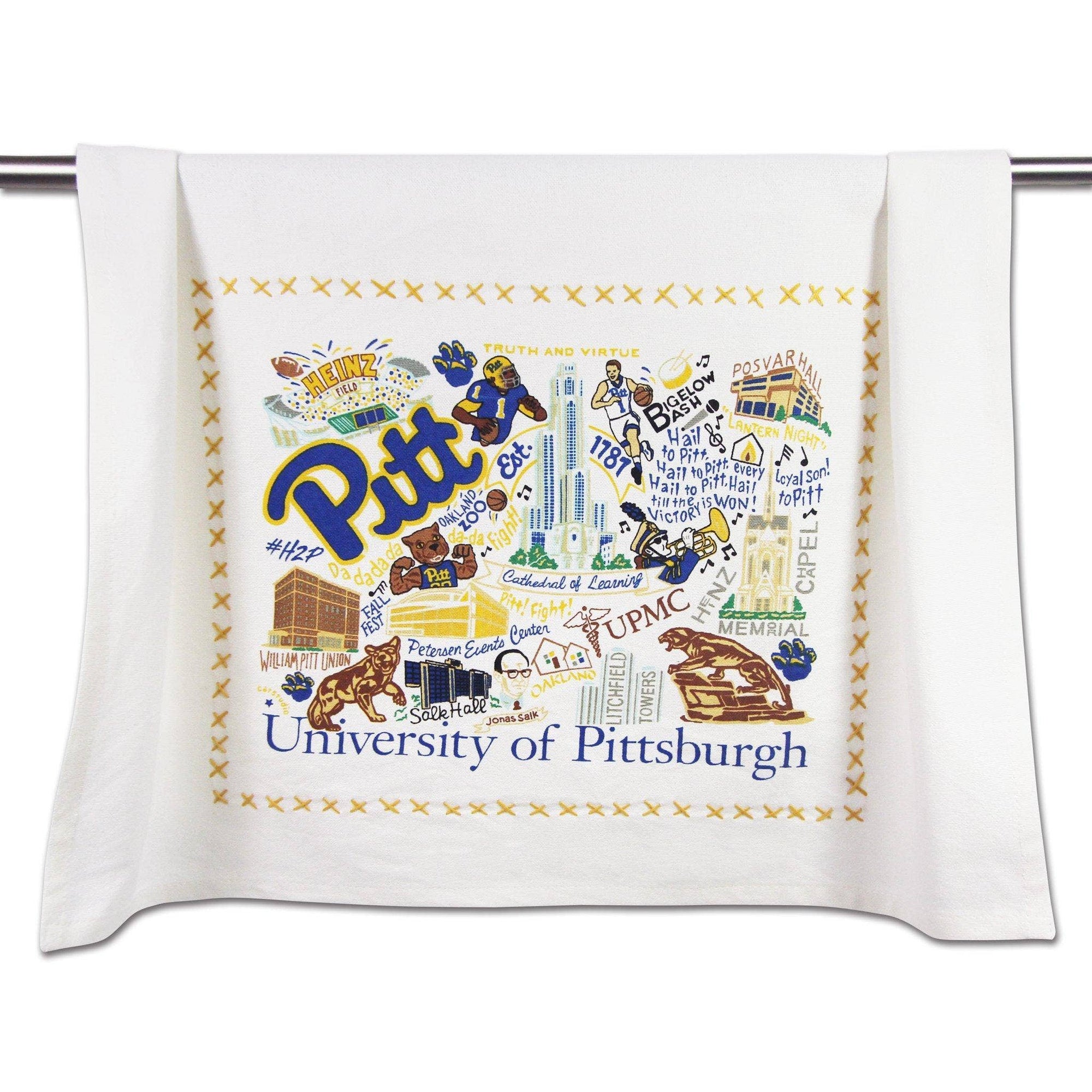 University of Pittsburgh Dish Towel