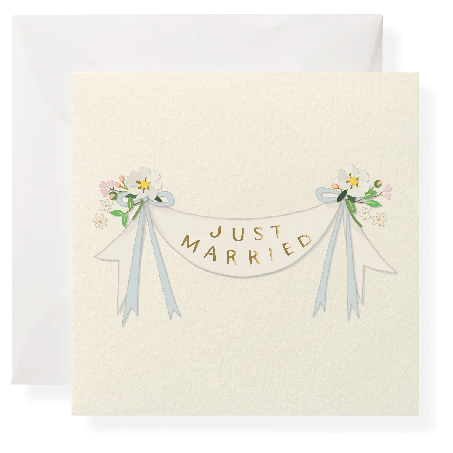 Just Married Gift Enclosure Card