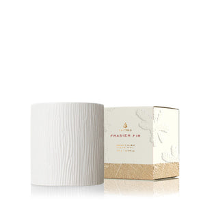 Frasier Fir Gilded Ceramic Candle